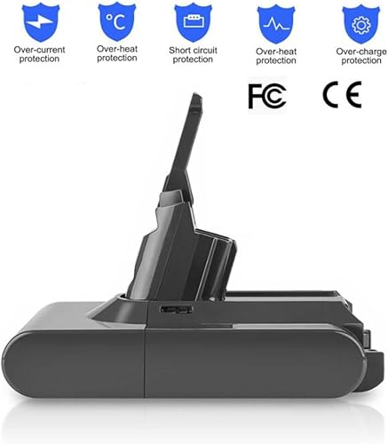 Miniatura 6 de Batería de repuesto V8 de 4.0Ah compatible con V8 Animal V8 Absolute V8 Fluffy V8 Motorhead V8 Fibra de carbono sin cable Aspiradora de mano