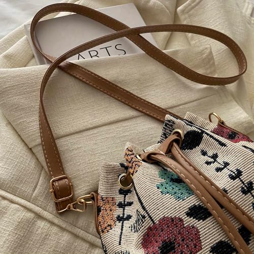 Bolso de cubo mini floral para mujer miniatura 7