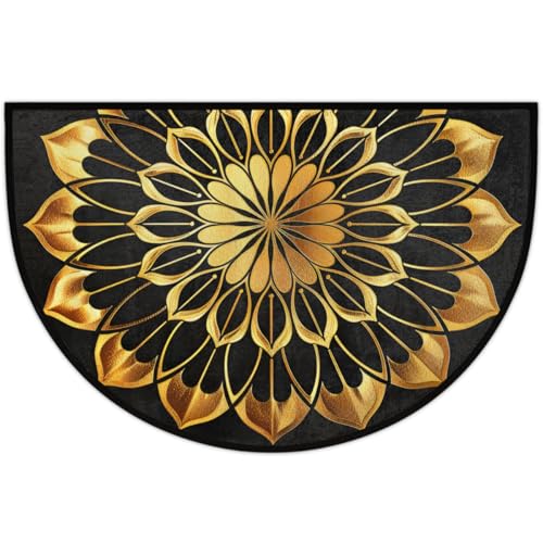 Tapete Decorativo Media Luna Antideslizante 91x61 cm