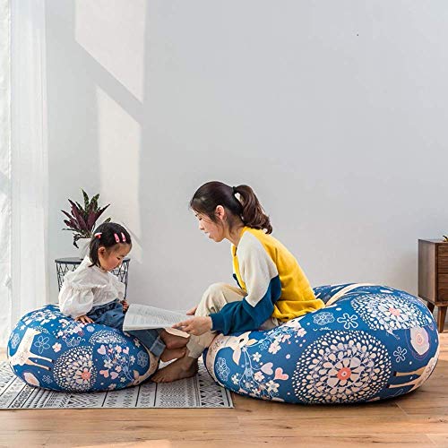 Sitzsack Lazy Couch Einzelner Stoff Cartoon Kissen Schlafzimmer Wohnzimmer Balkon Niedliche Liege Große Mittel Kleine… – Bild 4