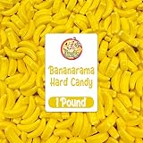 Bananarama Banana Candy – 1 LB Bulk Banana Flavored Hard Candy – Yellow Banana Candies – Candy Bananas for Gumball Machine Refills, Buffets, Party Favors, Gifts & More