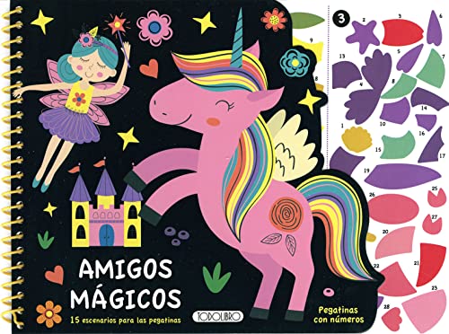 Amigos mágicos (Pegatinas con números)