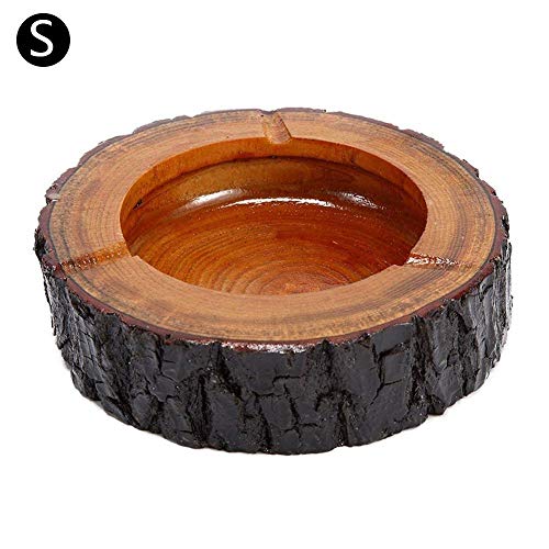 Wooden Ashtray - Cigarette Ashtray Portable Ash Tray Business Gifts for Indoors