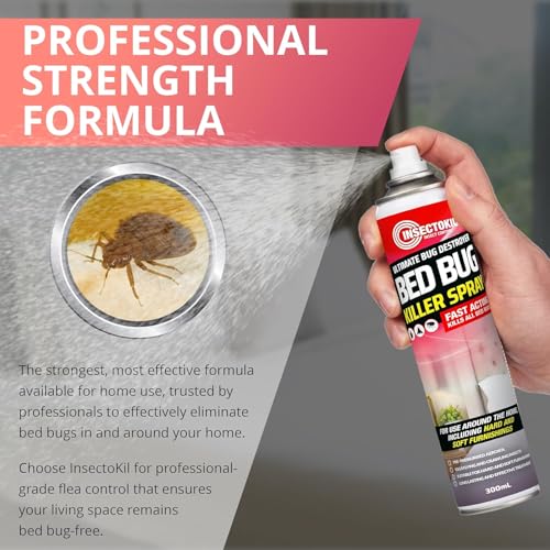 Insectokil Flea Spray For The Home | Professional Strength Aerosol Household Flea Spray, Flea Killer For Home - Use On Carpets, Pet Beds & Home Furniture - Kills Fleas, Larvae & Eggs (300Ml) - 3