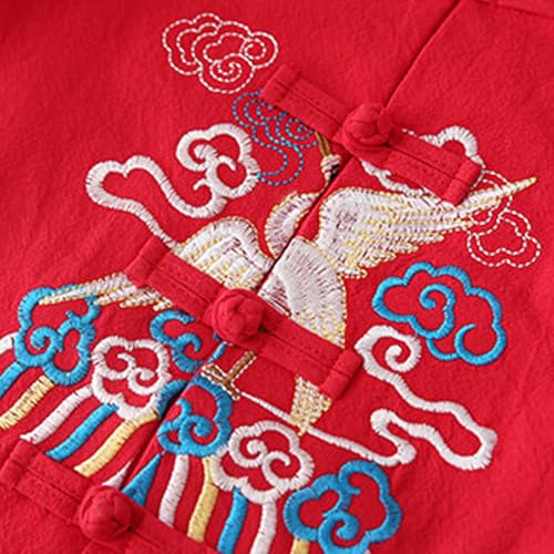 Mud Kingdom Boys Chinese Style Jacket Stand-Up Collar Embroidery Frog Tang Outerwear for Girls4