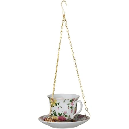 Esschert Design Futtertasse Hangend Fur Vogelfutter Und Meisenknodel Sortiert 1 Stuck Ca 14 Cm X 14 Cm X 8 2 Cm Amazon De Garten