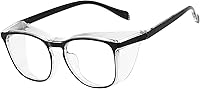 Vista 7 de Gafas de seguridad para hombres, mujeres, enfermeras, antivaho y a la moda, cómodas, con escudos laterales, protección ocular para adultos