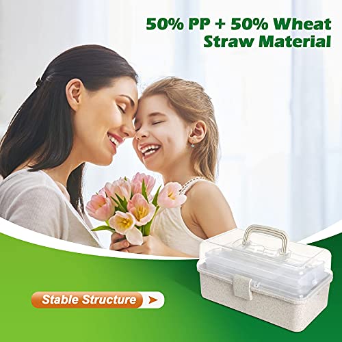 3-Tier First Aid Box, Portable Medicine Storage Box With Handle, Emergency Family Medical Organizer Container For Car, Home, School, Travel, Camping, Hiking #TOP6