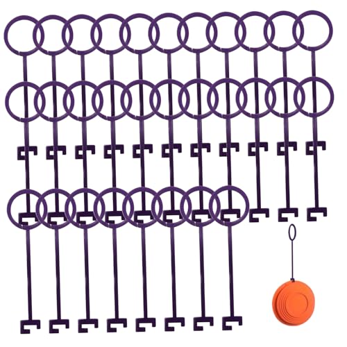 Ganchos de pombo de argila, ganchos de pombo roxos, 30 peças, ganchos de pombo de argila, suporte de