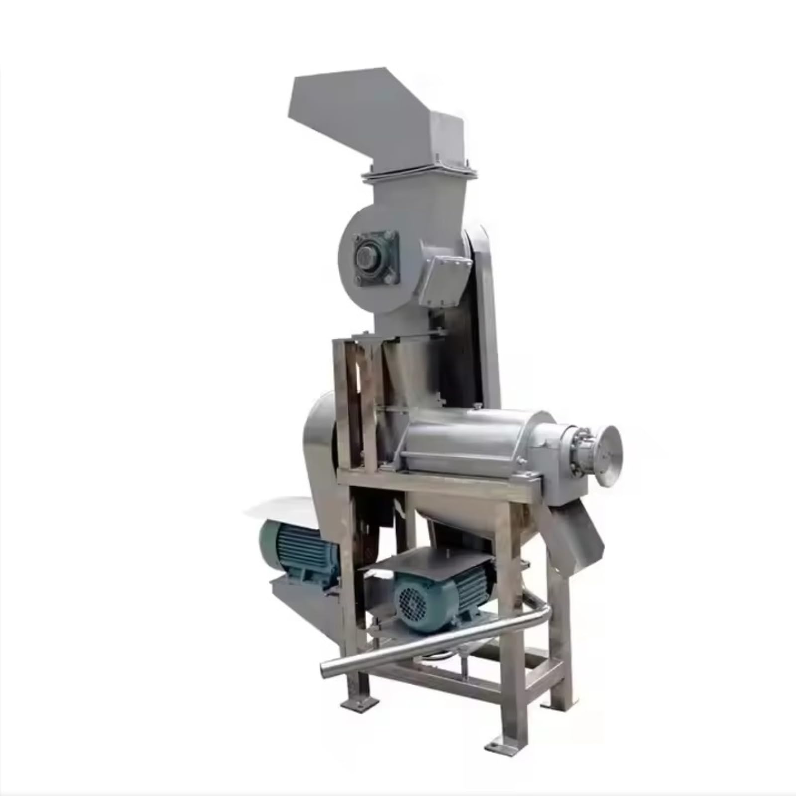 Cold Press Juicer Machine Fruit Vegetable Juice Press with Crusher Industrial Grade Juice Maker for Commercial Home Use