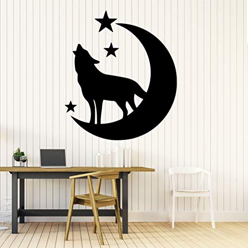 Vinilo decorativo de pared con diseño de lobos miniatura 1