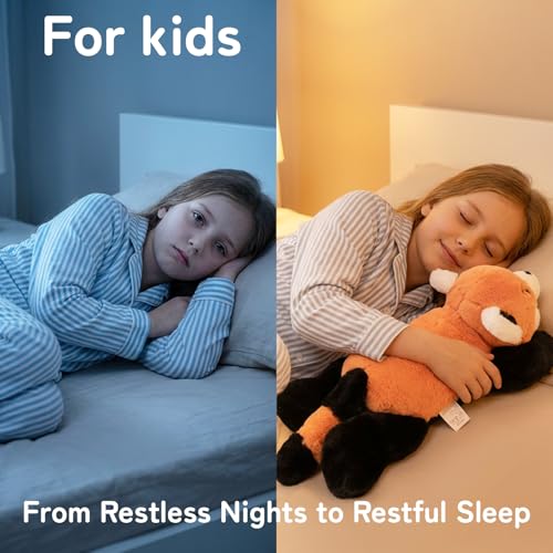 Image of Niuniu Daddy Red Panda Weighted Stuffed Animals, 20 Inch 3.3 lbs Weighted Plushies, Heavy Calming Body Pillow for Sleeping, Sensory Lying Lap Pad Toy Huggable Gift for Kids and Adults