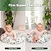 haakaa Nursing Pillow for Breastfeeding, Ergonomic Support for Mom & Baby, Soft Breathable Firm Baby Feeding Pillow for Comfortable Nursing, Verdant Garden