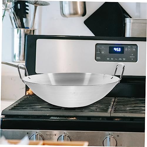 Wok de acero inoxidable Homoyoyo para cocina versátil miniatura 5