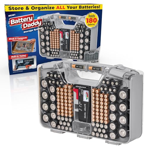 Ontel Battery Daddy Battery Storage & Organizer Case