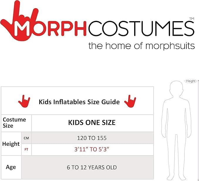 Morph Kids Alien Costume, Inflatable Alien Costume Kids, Aliens Blow Up Costumes Kid, Boys Inflatable Costumes - Image 7
