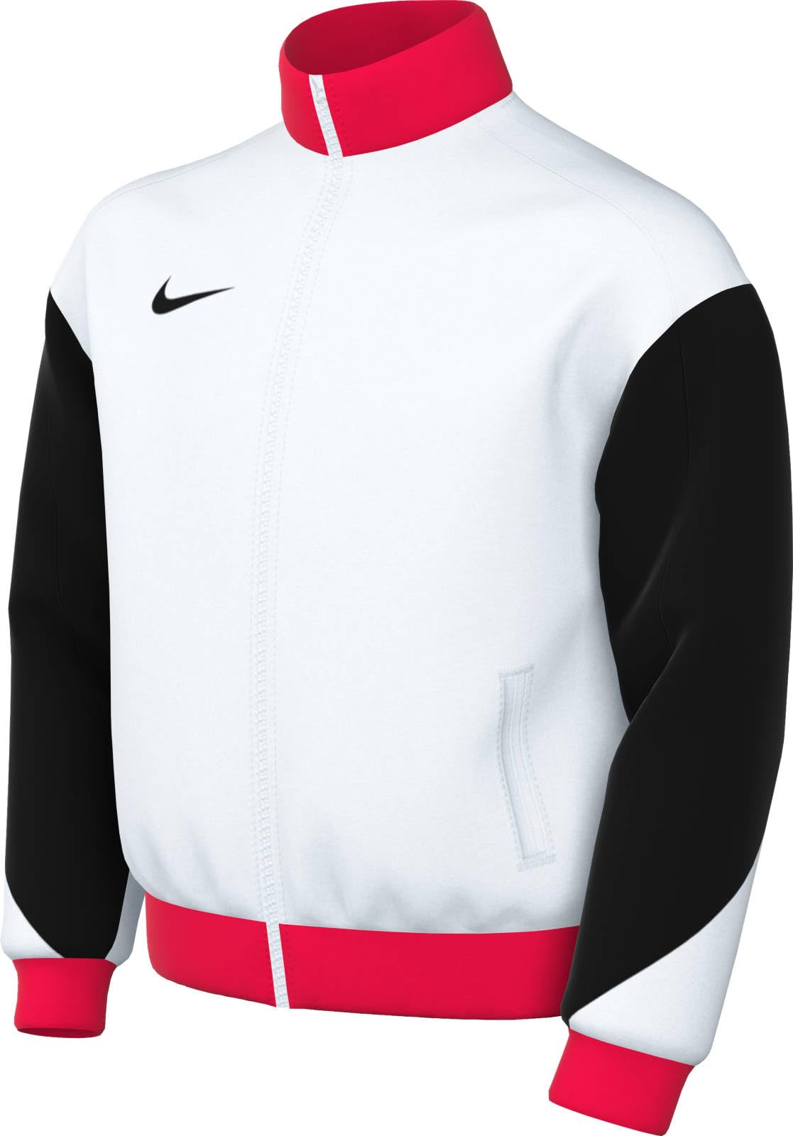 NIKE FD7685-100 Dri-FIT Academy Pro 24 Track Jacket K Jacket Unisex WHITE/BLACK/BRIGHT CRIMSON/BLACK Size XS