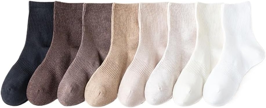 Mid Length Socks Spring and Autumn Styles Cotton Micro Pressure Slimming