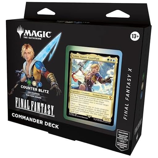 Mazo de Commander de Final Fantasy X, de Magic: The Gathering | Pase de contadores (Versión en Inglés) | Ya disponible en tu tienda friki favorita! En mundofriki.es!