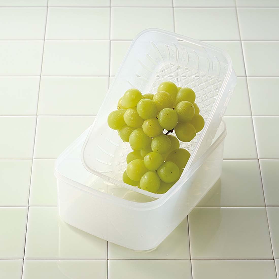 Amazon｜岩崎工業 フレッシュケース 保存容器 角型 S ザル付 抗菌