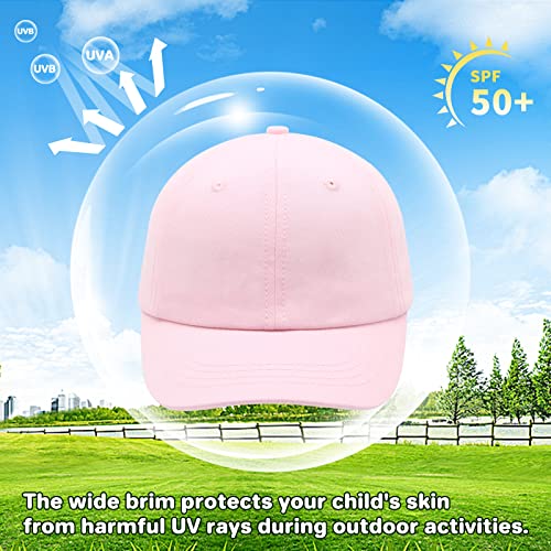 Duoyeree Kids Baseball Cap Sun Hat Adjustable Lightweight Soft Summer Beach Play Hat For Toddlers Little Boys Girls #TOP1