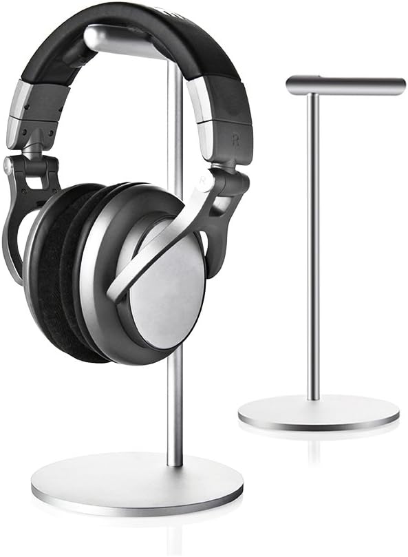 DBF Headphone Stand Premium Aluminum Attractive Durable Headset Hanger Holder Decorating Desktop Suit For All Headphone Sizes