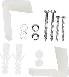 Artibetter 1 Set Bathroom Accesories White Sc...,