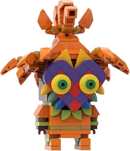 BOTW - Kit de construcción de calavera para niños, serie legendaria Ocarina Skull para niños, figura de acción modelo de juguetes de construcción,