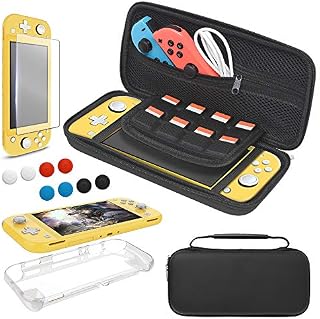 Carrying Case Plus TPU Case Cover and Screen Protector for Nintendo Switch Lite