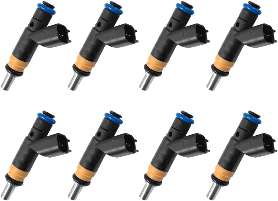 Fuel Injectors Compatible with Dodge Charger Challenger Durango Ram 1500 2500 3500 Pickup Chrysler 300 Jeep Grand Cherokee Commander 5.7L Engine 2006-2018, Replaces 05037479AA FJ732 8PCS