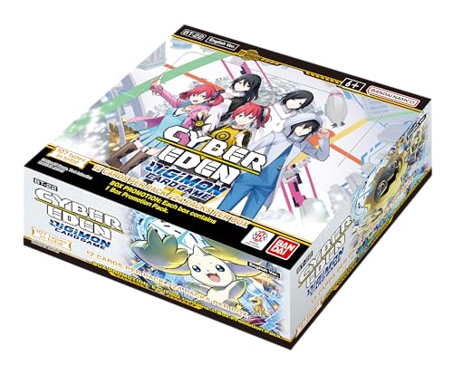 BANDAI | Digimon Card Game: Booster Set - Cyber Eden (BT-22) | Trading Card Booster Display | Ages 6+ | 2 Players | 20-30 Minutes Playing Time