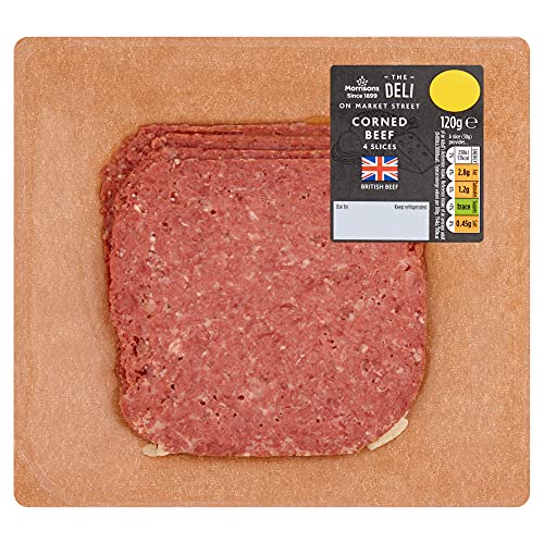 Morrisons Market Street Deli Corned Beef 120G