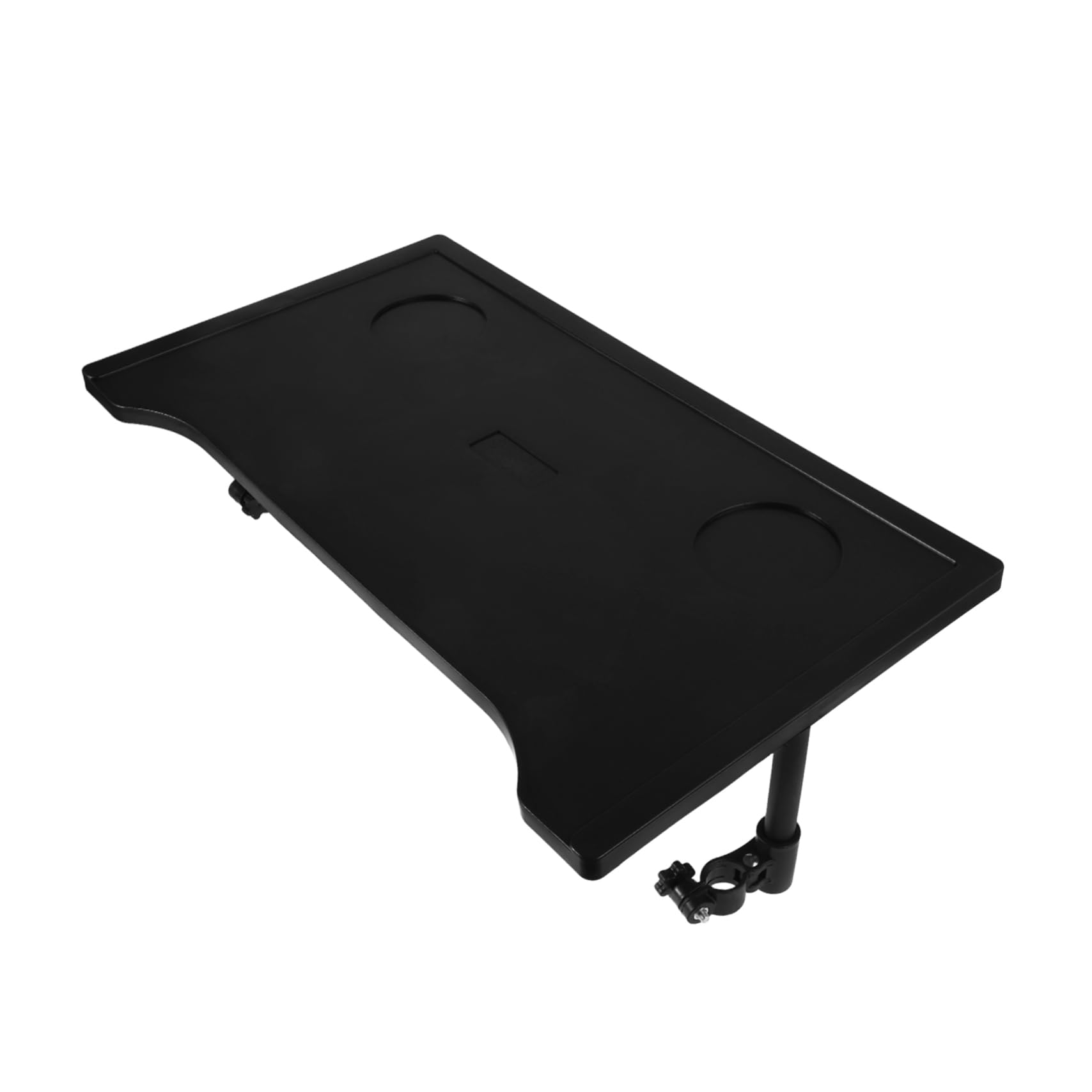 Faltbarer und Abnehmbarer Rollstuhltisch mit Tassenhalter Universelles Leichtes Tablett für Erwachsene für Rollstühle und Mobilitätshilfen Schwarz