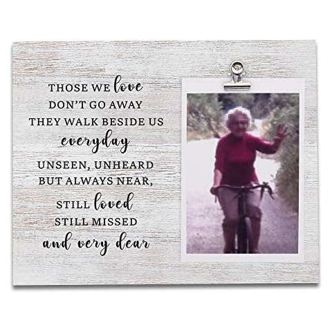 FDFHOME Memorial Wood Picture Frame Holds 4 X 6 Photo, Sympathy Gifts, In Memory of Loved One, Bereavement Gifts, Remembrance Gifts, Condolence Gifts Cover