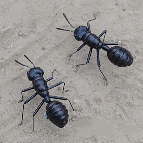 LWINGFLYER 5pcs Garden Ornaments Animals Simulation Cicada Insect Decor Refrigerator Magnets for Home Outdoor Decoration Landscape Education Model Toys Mixed Color (Ant10pcs)