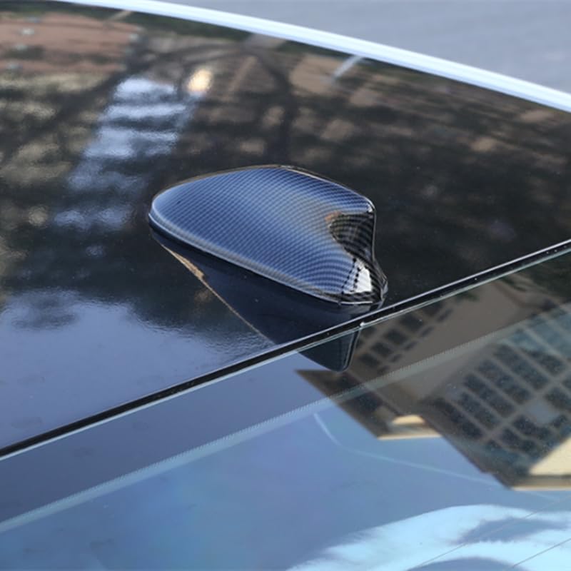 CTH for Honda Accord 2018-2022 Car Roof Aerial Antenna Decorative Cover Car Accessories 1pc (Carbon Fiber Black)