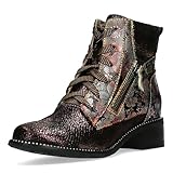 Der bequeme Blockabsatz von rund 4 cm sorgt dafür, dass Sie den ganzen Tag über bequem und stilvoll unterwegs sind.