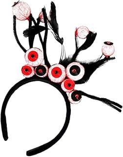 Alasum Halloween Headband Halloween Decor Scary Eyeball Headpieces Halloween Hair Hoops Horror Eyeballs Headbands Halloween Elements Headband Halloween Hair Bands Halloween Headdress Foam