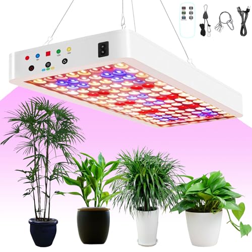 Domigard Grow Light, Focos Led Cultivo Interior, 70W Luz de Crecimiento para Plantas, Espectro Completo, Adecuado para El Cultivo de Plantas, Hortalizas y Flores de Interior [Clase Energética D]