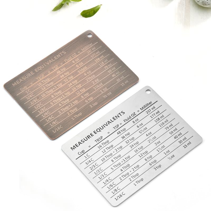 Imán decorativo de acero inoxidable para conversión de medidas miniatura 3