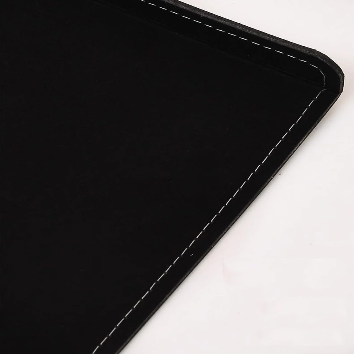 Tappetino da scrivania con protezione dei bordi, grande tappetino per mouse, in pelle PU, con blocco con bordo antiscivolo, per casa, ufficio, accessori da scrivania, scrittura, lavoro, studio