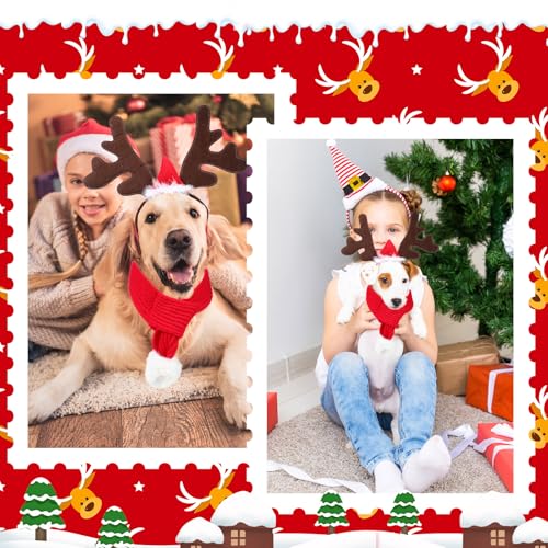 Set de disfraces navideños Sadnyy para perros pequeños y medianos miniatura 6