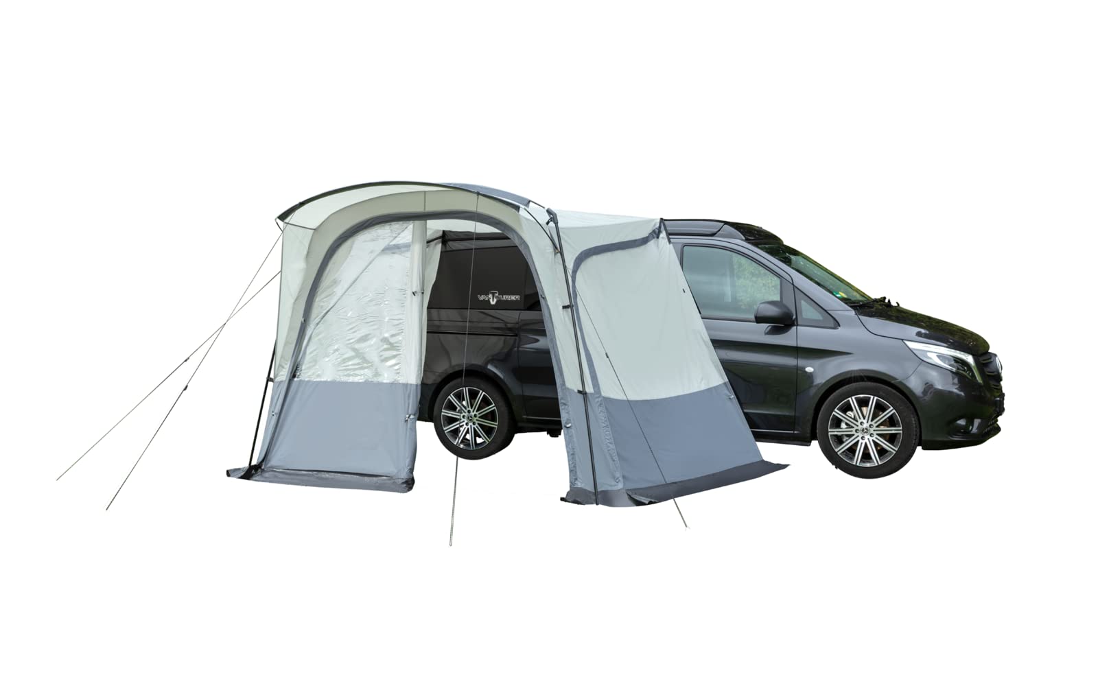 BERGER Vorzelt Sonnendach Bus │ Outdoor Zelt Autozelt Auto Zelt Vorzelt Camping Zelt für Bus Van Auto Vorzelt Bus │ Schnellaufbau Campingzelt mit Bodenplane Zelt mit Stehhöhe