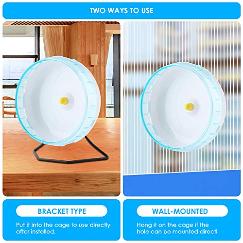 iFCOW Hamster Loopwiel, Huisdier Muis Silent Running Spinner Oefenwiel - Image 6