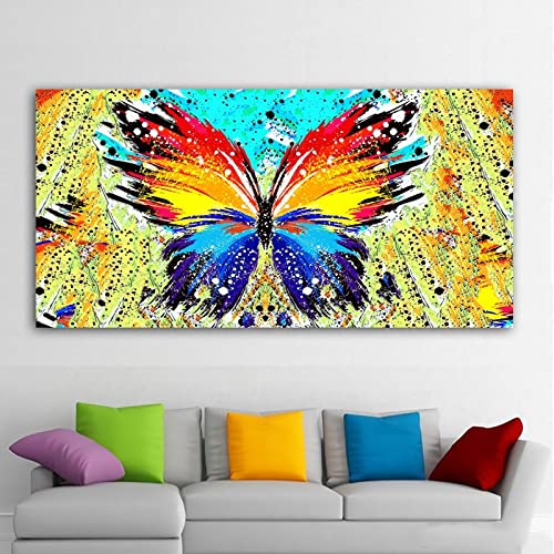 Peinture diamant 5D papillon xl pour décoration murale salon et chambre adulte