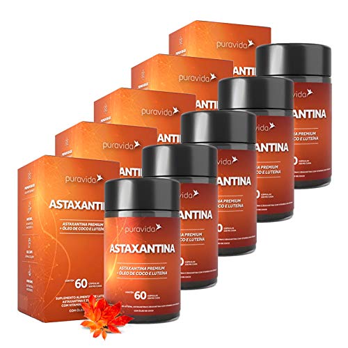 Astaxantina - 3 unidades de 60 Cápsulas - Puravida