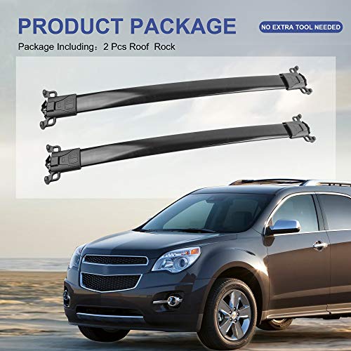 Mostplus Roof Rack Cross Bar Rail Compatible For Chevy Equinox/Gmc Terrain 2010 2011 2012 2013 2014 2015 2016 2017 Cargo Racks Rooftop Luggage Canoe Kayak Carrier Rack #TOP5