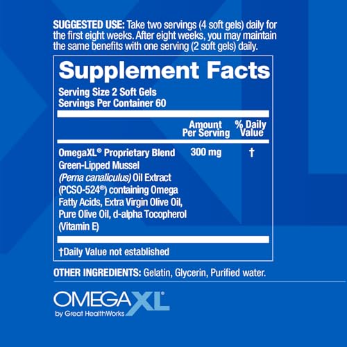 OmegaXL Green Lipped Mussel Oil