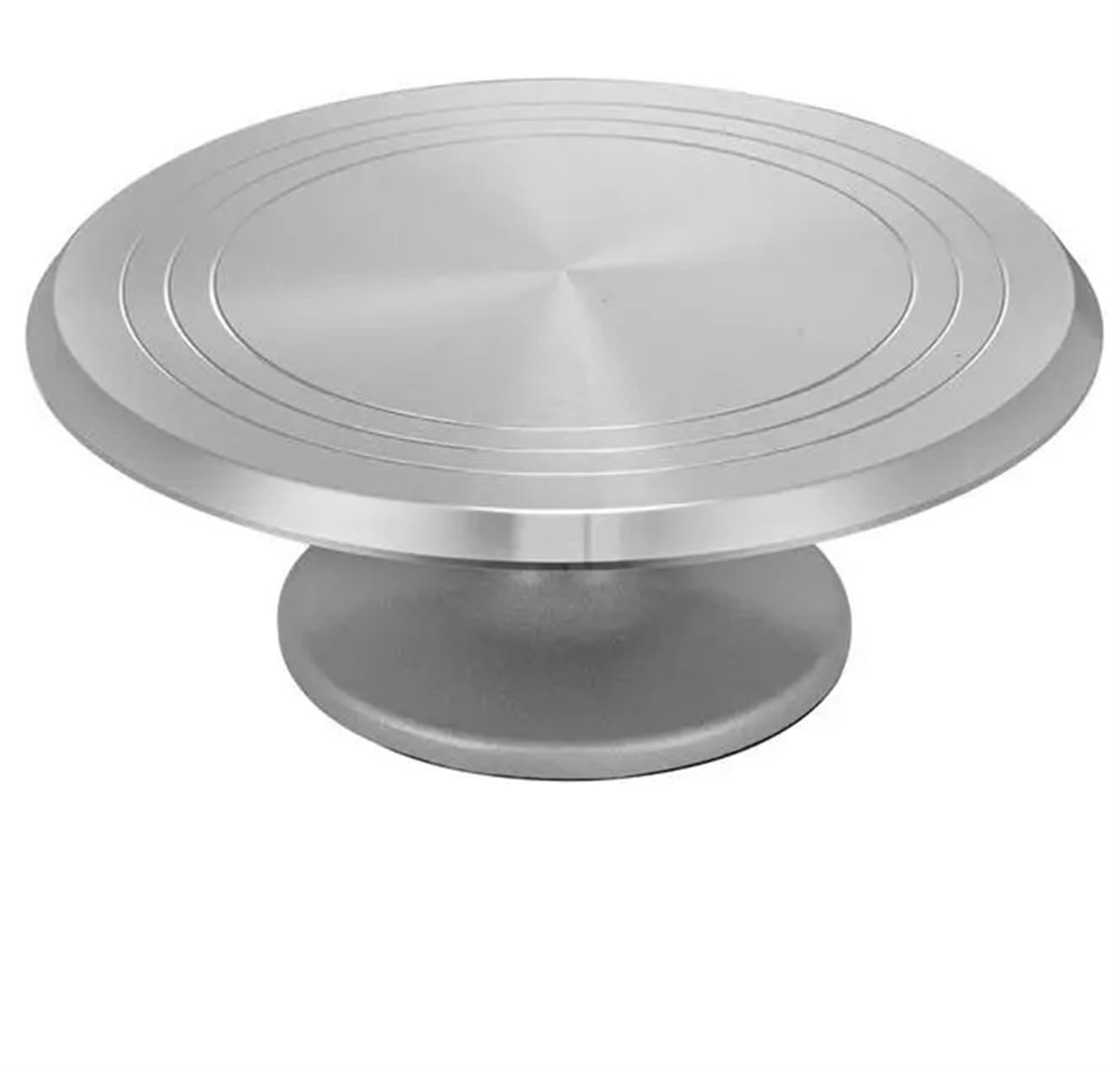 FonHNDG Cake turntable Aluminum Alloy Rotating Cake Stand Turntable Revolving Leveler Decorating Tools