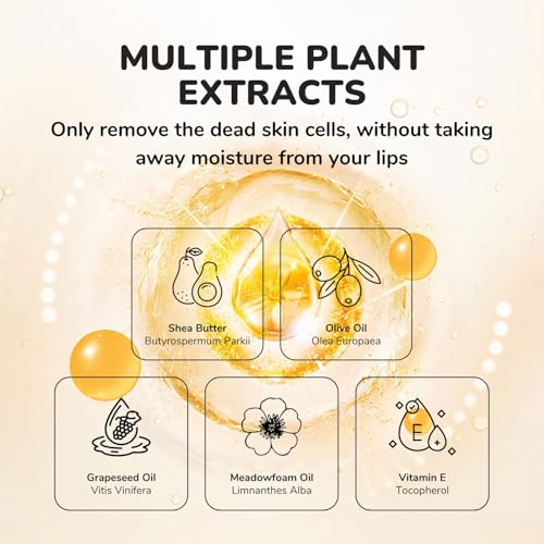 lip mask amp scrub sethoney  milk protein  oat overnight moisturizer for cracked amp dry lips care hydrating plumper kit sugar exfoliator gift for women